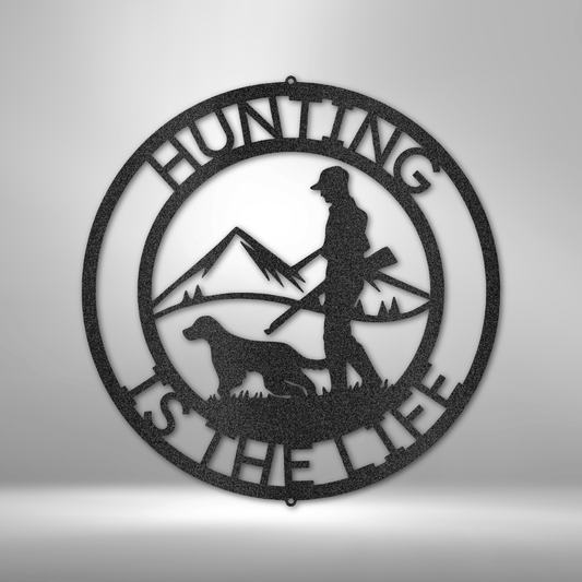 The Hunter Monogram - Steel sign-Steel Sign-custom-metal-wall-art.com