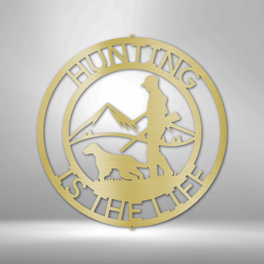 The Hunter Monogram - Steel sign-Steel Sign-custom-metal-wall-art.com