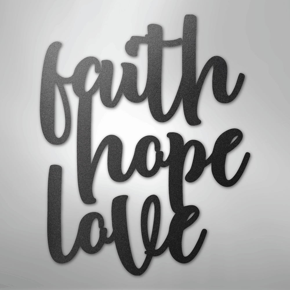 Hope Freestyle Script With Roses Faith Hope Love Script