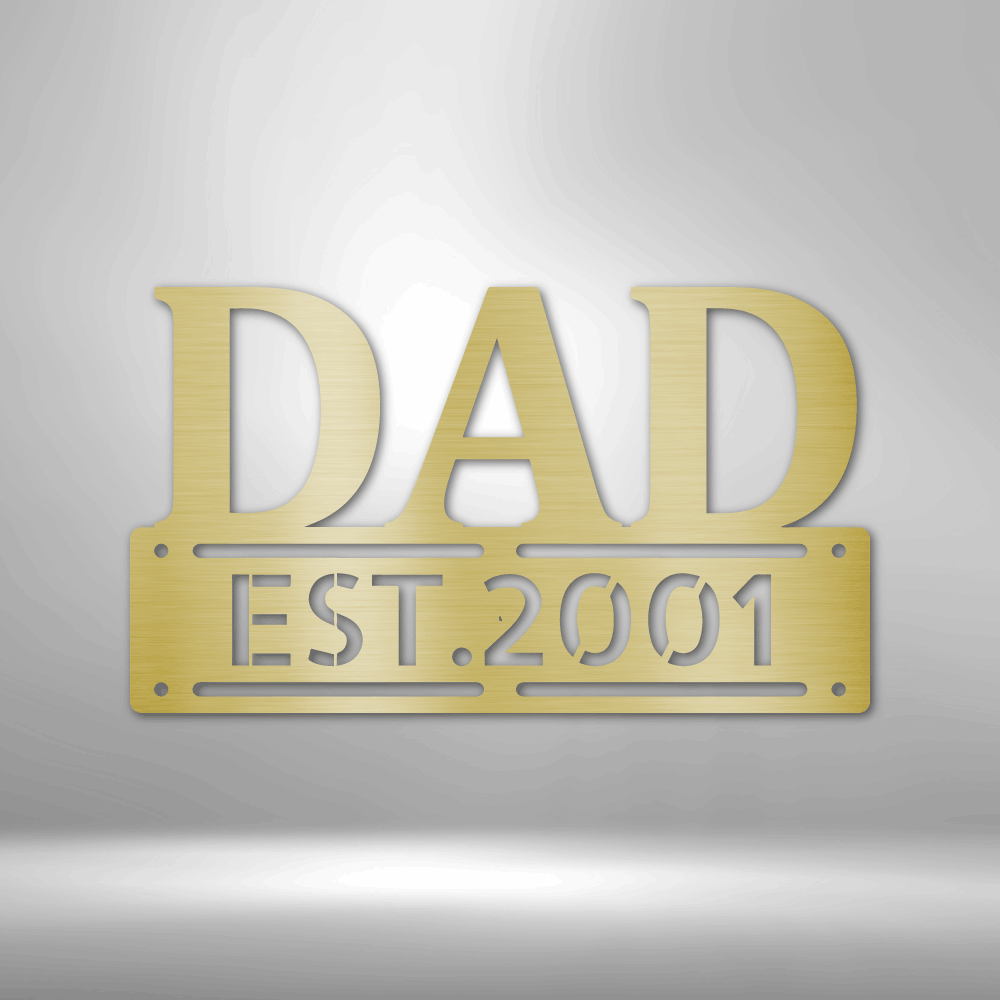 Father's Day - Steel Sign-Steel Sign-custom-metal-wall-art.com