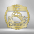 Hog Parking Plaque - Steel Sign-Steel Sign-custom-metal-wall-art.com