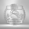 Hog Parking Plaque - Steel Sign-Steel Sign-custom-metal-wall-art.com