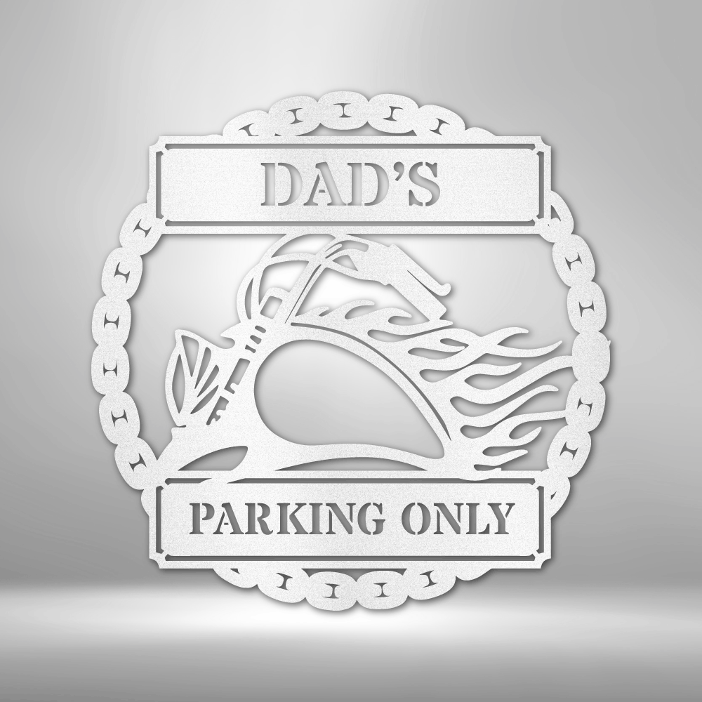 Hog Parking Plaque - Steel Sign-Steel Sign-custom-metal-wall-art.com