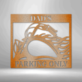 Hog Parking - Steel Sign-Steel Sign-custom-metal-wall-art.com