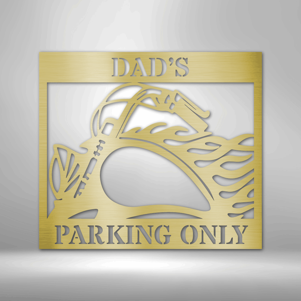 Hog Parking - Steel Sign-Steel Sign-custom-metal-wall-art.com