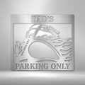 Hog Parking - Steel Sign-Steel Sign-custom-metal-wall-art.com