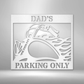 Hog Parking - Steel Sign-Steel Sign-custom-metal-wall-art.com