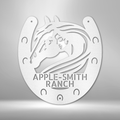 Horse Owner Monogram - Steel Sign-Steel Sign-custom-metal-wall-art.com