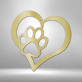 Puppy Love - Steel Sign-Steel Sign-custom-metal-wall-art.com