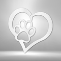 Puppy Love - Steel Sign-Steel Sign-custom-metal-wall-art.com