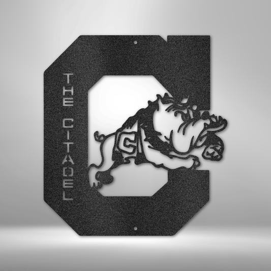 Citadel Bulldog - Steel Sign-Steel Sign-custom-metal-wall-art.com