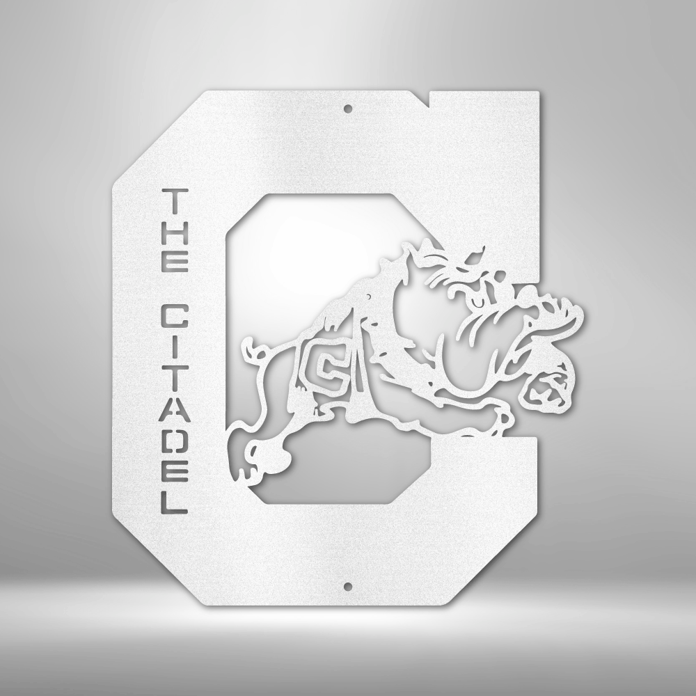 Citadel Bulldog - Steel Sign-Steel Sign-custom-metal-wall-art.com