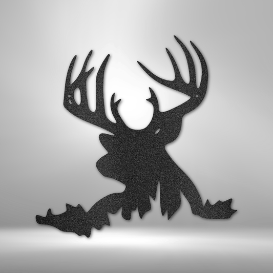 Deer Head - Steel Sign-Steel Sign-custom-metal-wall-art.com