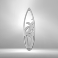 Surf Board Palm Trees - Steel Sign-Steel Sign-custom-metal-wall-art.com