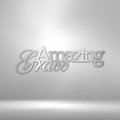 Amazing Grace - Steel Sign-Steel Sign-custom-metal-wall-art.com