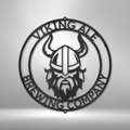 Viking Ring Monogram - Steel Sign-Steel Sign-custom-metal-wall-art.com