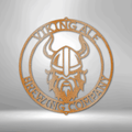 Viking Ring Monogram - Steel Sign-Steel Sign-custom-metal-wall-art.com