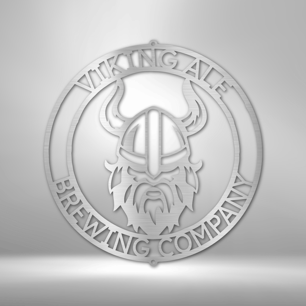 Viking Ring Monogram - Steel Sign-Steel Sign-custom-metal-wall-art.com