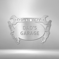 Car Garage Monogram - Steel Sign-Steel Sign-custom-metal-wall-art.com