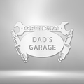 Car Garage Monogram - Steel Sign-Steel Sign-custom-metal-wall-art.com