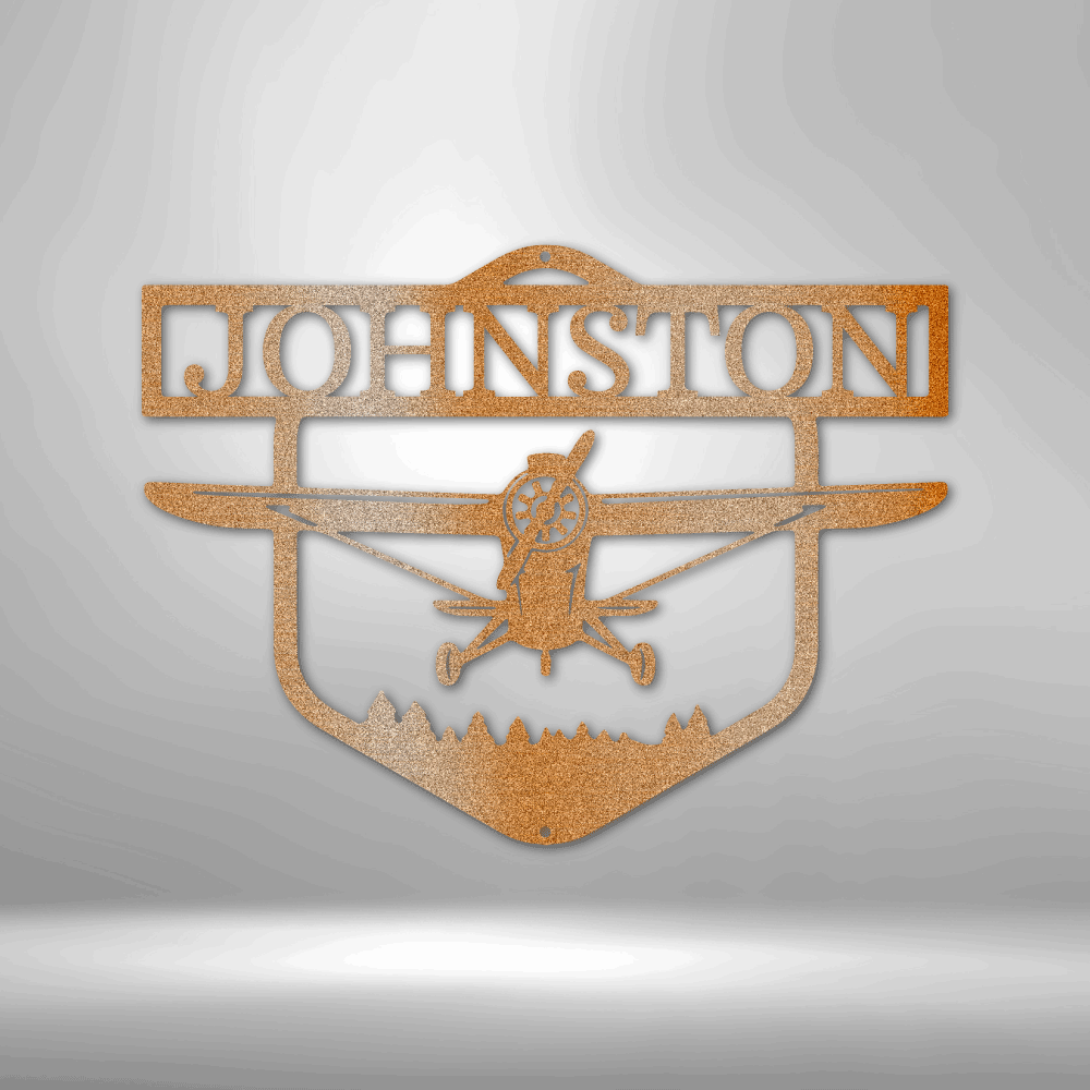 Flying High Monogram - Steel Sign-Steel Sign-custom-metal-wall-art.com