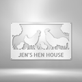 Hen House Monogram - Steel Sign-Steel Sign-custom-metal-wall-art.com