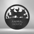 Animal House Monogram - Steel Sign-Steel Sign-custom-metal-wall-art.com