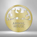 Animal House Monogram - Steel Sign-Steel Sign-custom-metal-wall-art.com