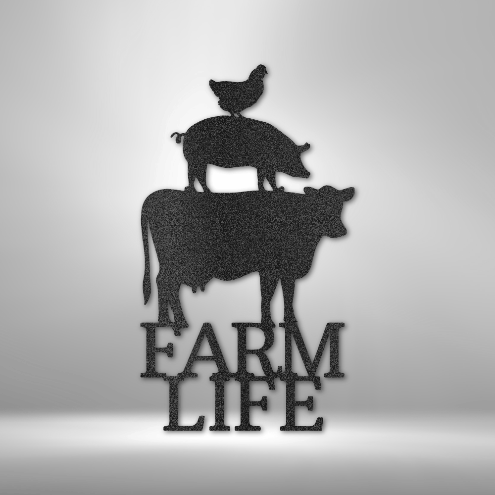 Farm Life Animals - Steel Sign-Steel Sign-custom-metal-wall-art.com