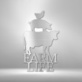 Farm Life Animals - Steel Sign-Steel Sign-custom-metal-wall-art.com