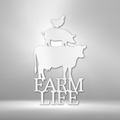 Farm Life Animals - Steel Sign-Steel Sign-custom-metal-wall-art.com