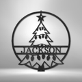 Christmas Tree Monogram - Steel Sign-Steel Sign-custom-metal-wall-art.com