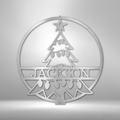 Christmas Tree Monogram - Steel Sign-Steel Sign-custom-metal-wall-art.com