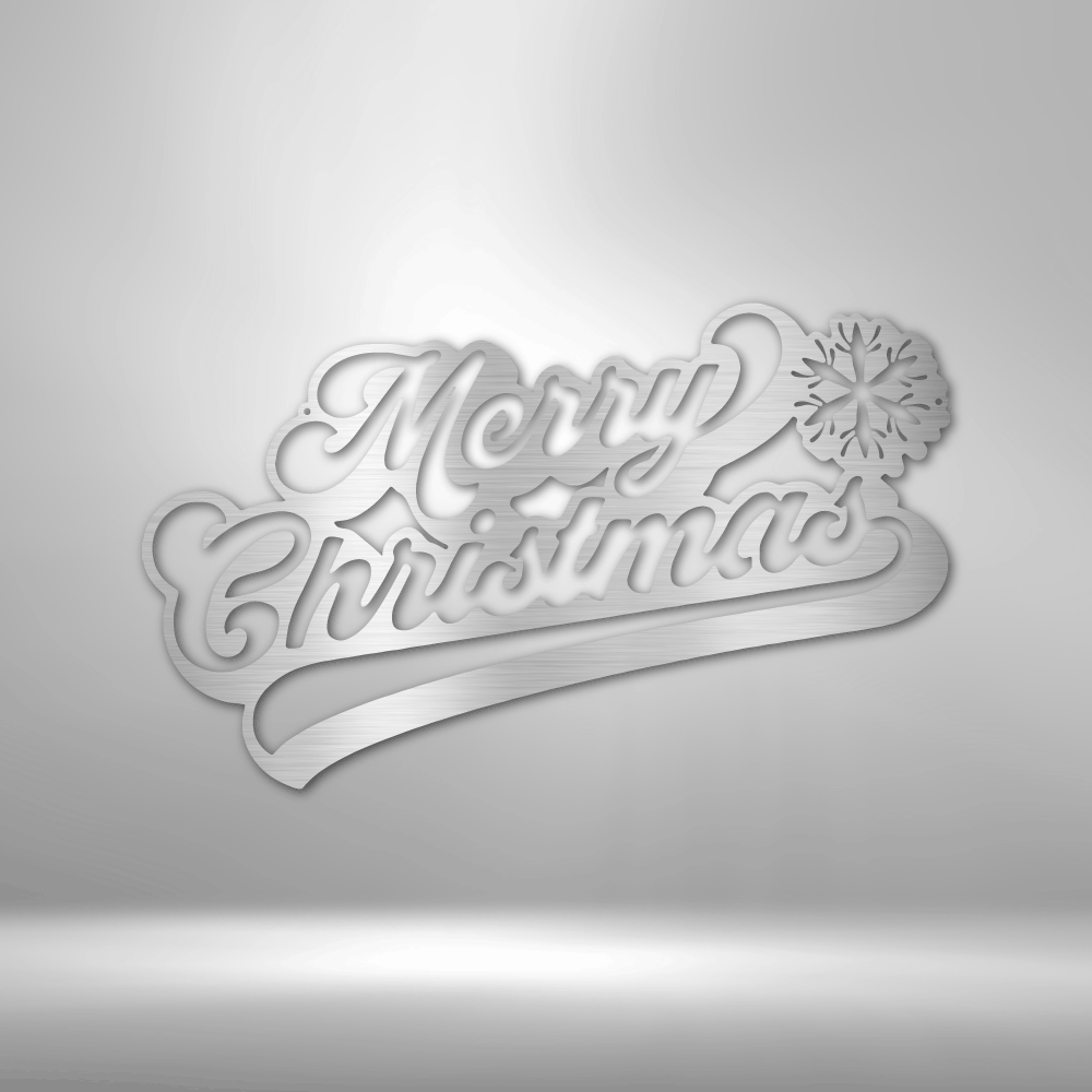 Merry Christmas Quote - Steel Sign-Steel Sign-custom-metal-wall-art.com