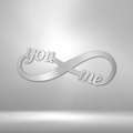 You and Me Infinity - Steel Sign-Steel Sign-custom-metal-wall-art.com