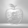 Best Teacher - Steel Sign-Steel Sign-custom-metal-wall-art.com