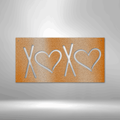 XOXO - Steel sign-Steel Sign-custom-metal-wall-art.com