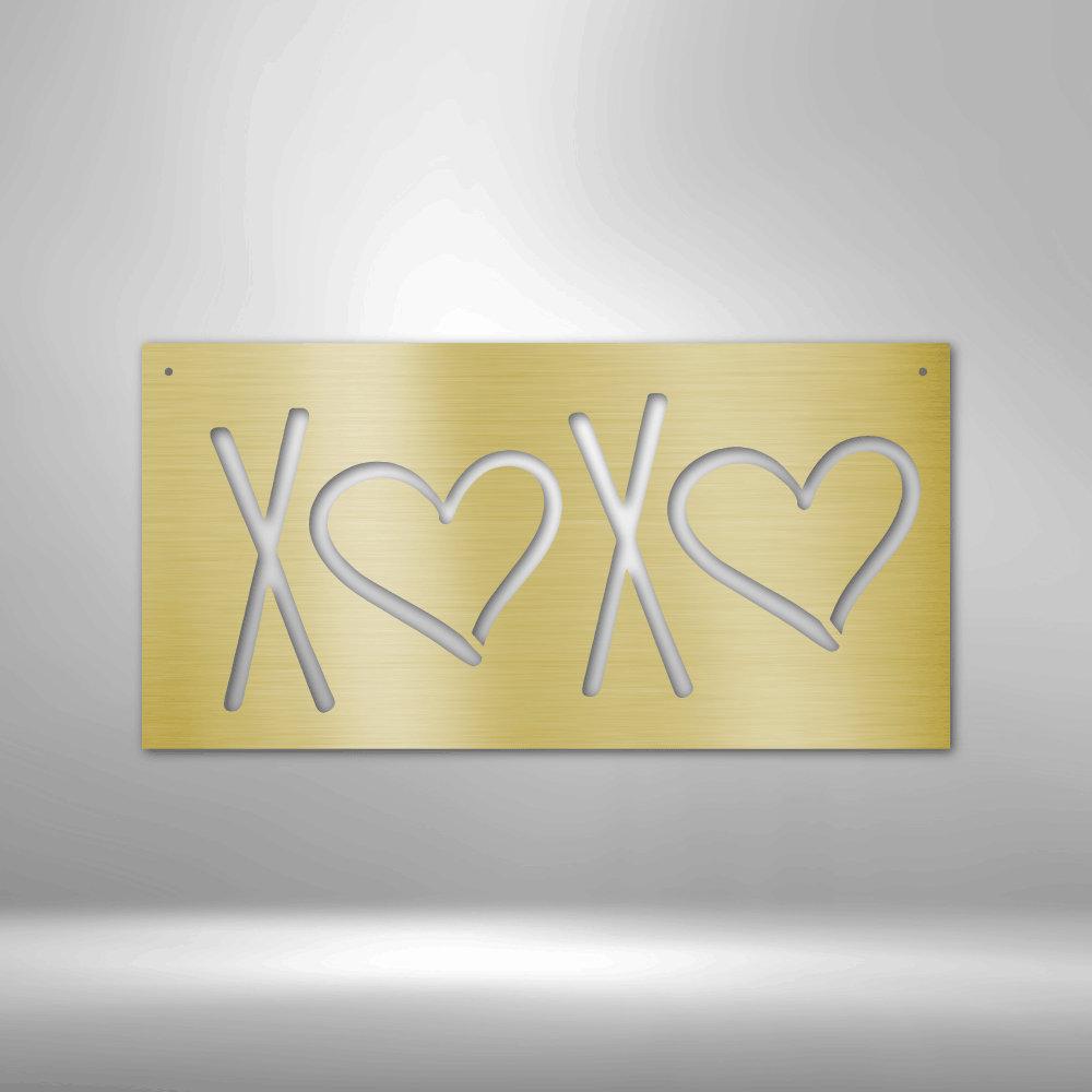 XOXO - Steel sign-Steel Sign-custom-metal-wall-art.com