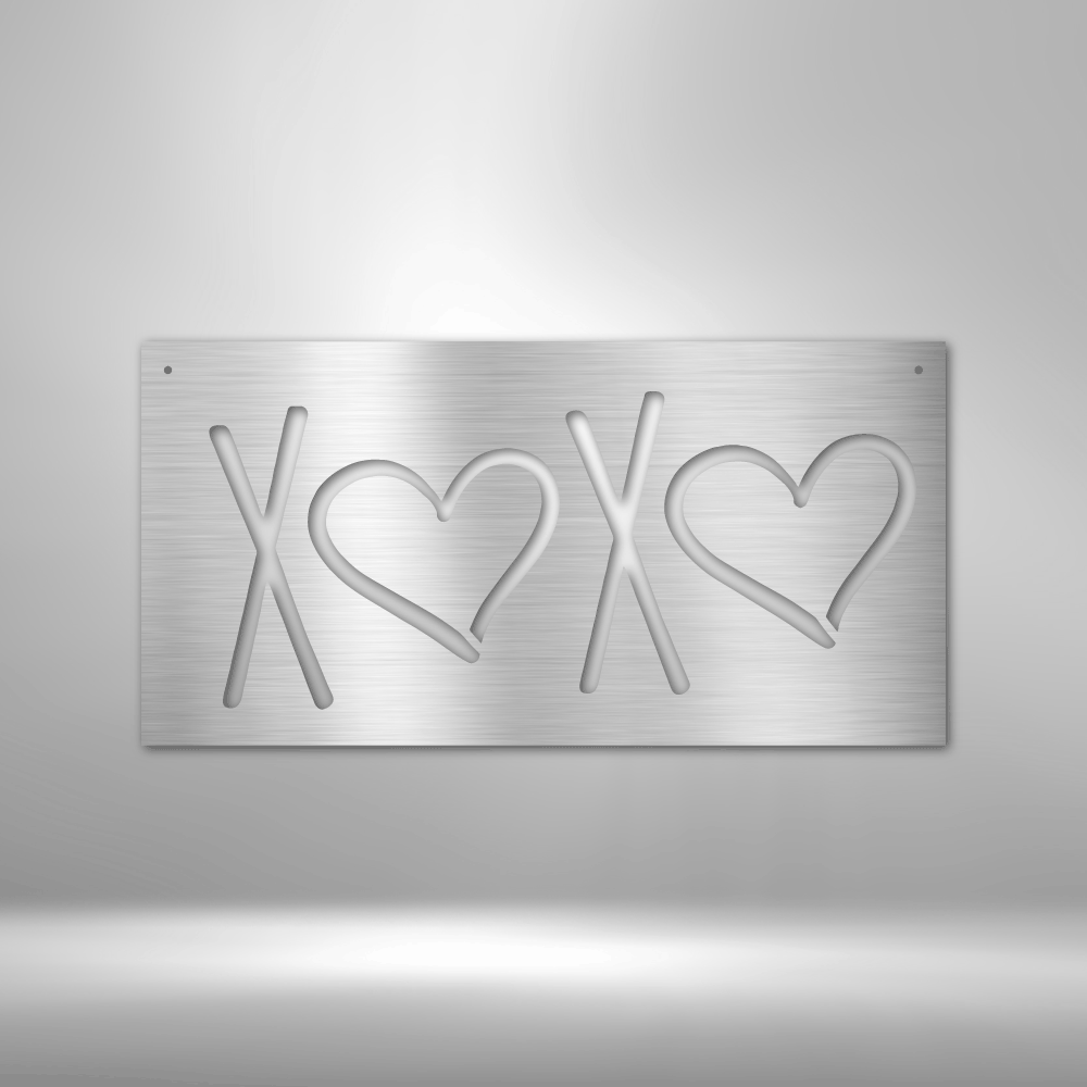 XOXO - Steel sign-Steel Sign-custom-metal-wall-art.com