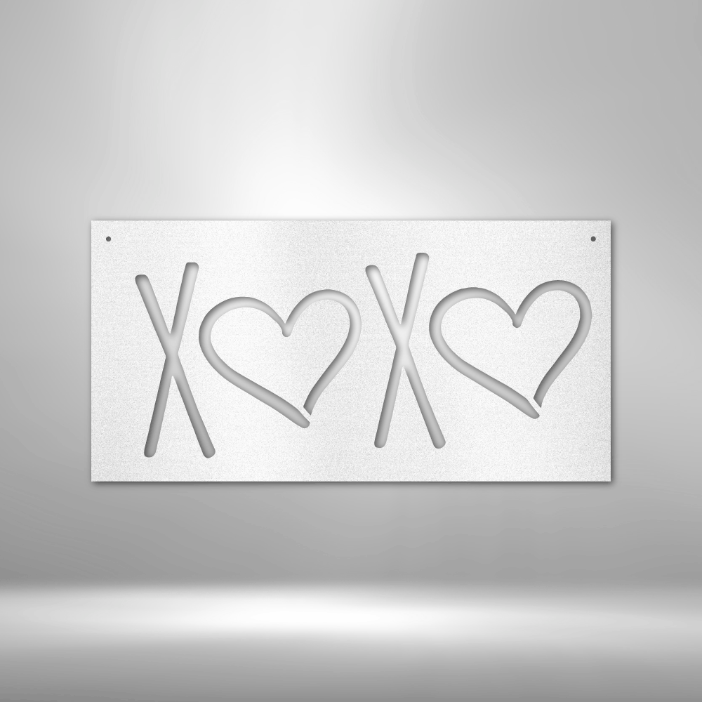 XOXO - Steel sign-Steel Sign-custom-metal-wall-art.com