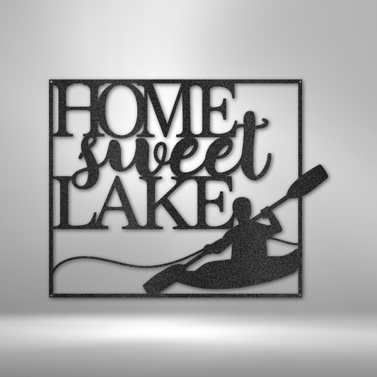 Kayaking - Steel sign-Steel Sign-custom-metal-wall-art.com