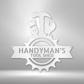 Handyman Shop Monogram - Steel Sign-Steel Sign-custom-metal-wall-art.com