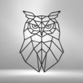 Geometric Owl - Steel Sign-Steel Sign-custom-metal-wall-art.com