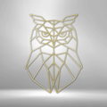 Geometric Owl - Steel Sign-Steel Sign-custom-metal-wall-art.com