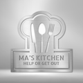 Ruler Of The Kitchen Monogram - Steel Sign-Steel Sign-custom-metal-wall-art.com