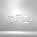 Infinity Couples Monogram - Steel Sign-Steel Sign-custom-metal-wall-art.com