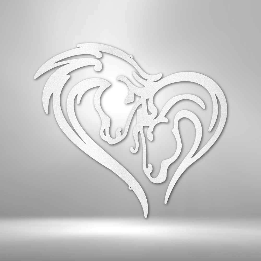 Horse Love - Steel Sign-Steel Sign-custom-metal-wall-art.com