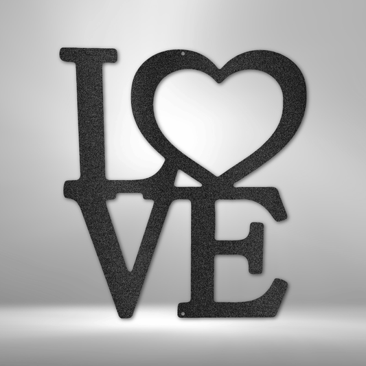 Classic Love - Steel Sign-Steel Sign-custom-metal-wall-art.com