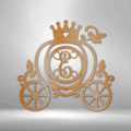 Carriage Initial Monogram - Steel Sign-Steel Sign-custom-metal-wall-art.com