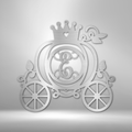 Carriage Initial Monogram - Steel Sign-Steel Sign-custom-metal-wall-art.com